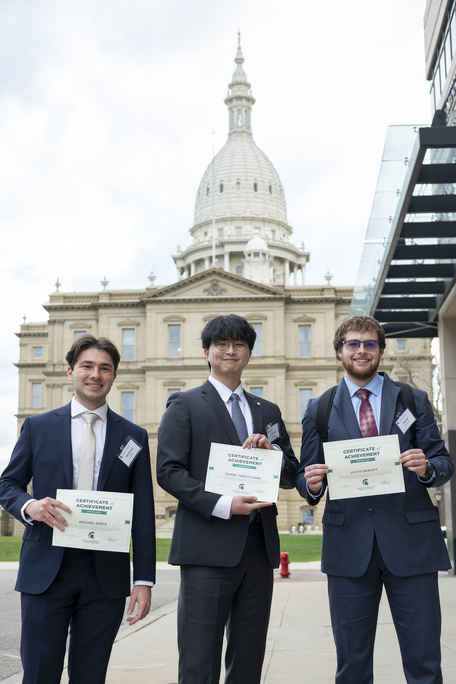 Michigan Government Semester Program participants celebrate another successful spring