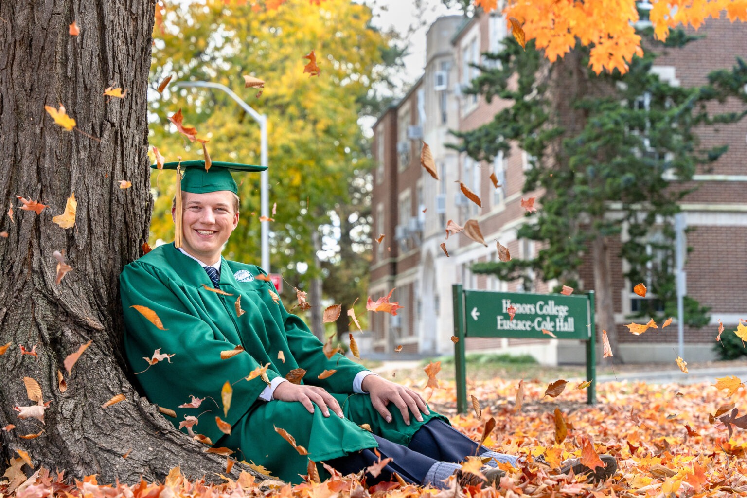 PLS graduating senior chosen to carry the College of Social Science flag at commencement