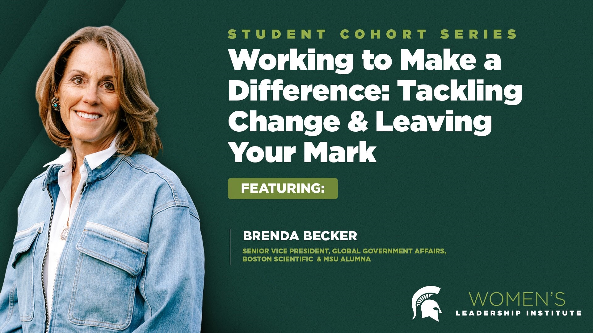 Working to Make a Difference with Brenda Becker