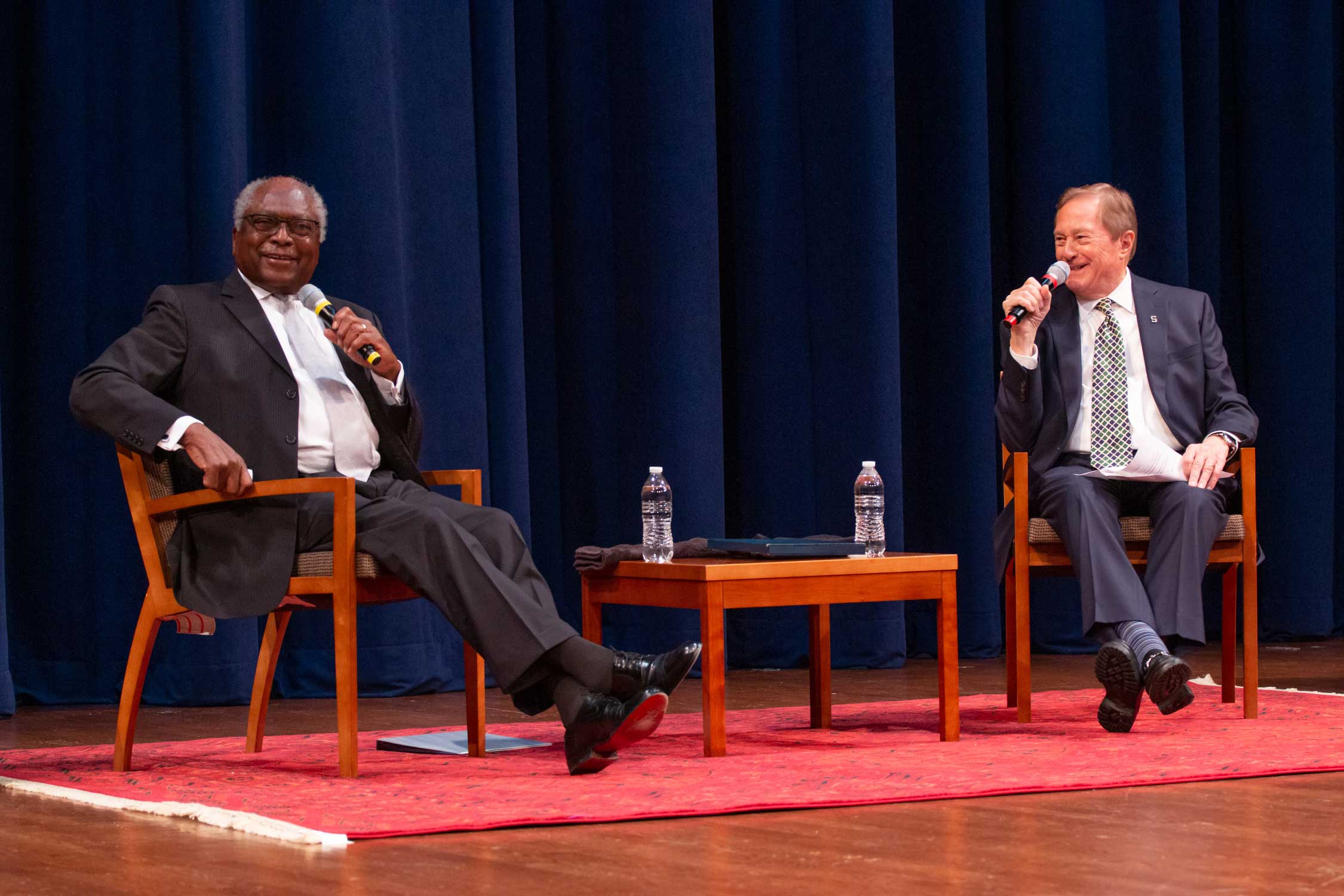 Rep. James Clyburn and Gov. Jim Blanchard