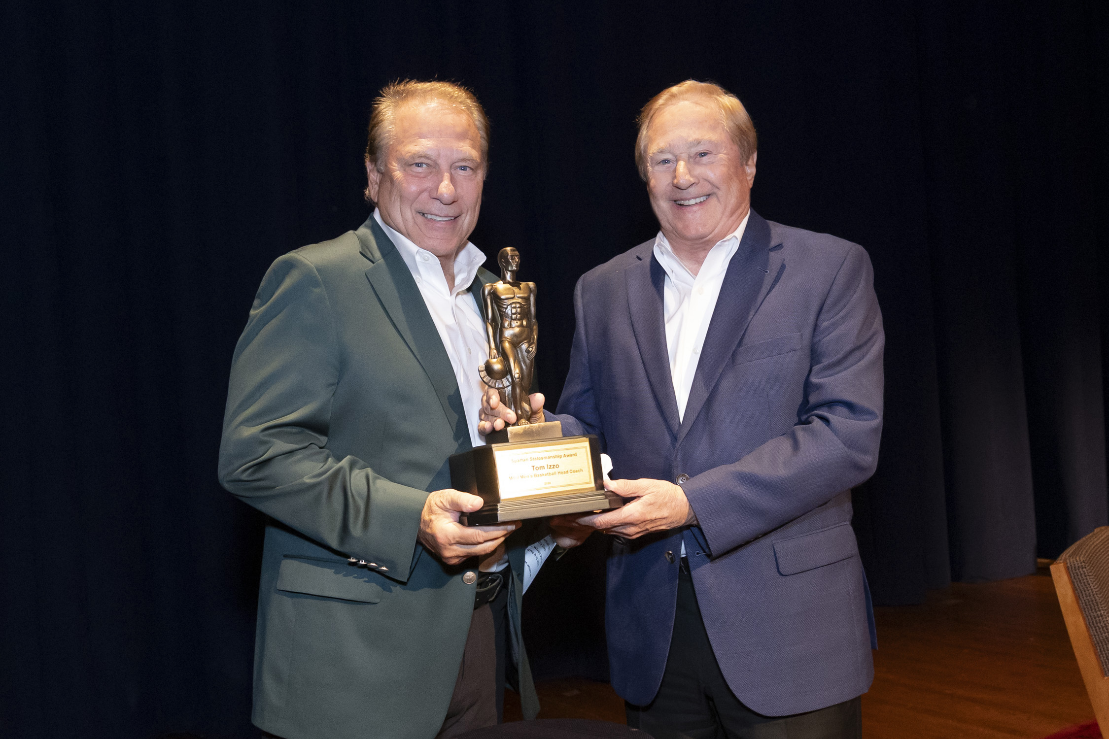 Tom Izzo and Jim Blanchard