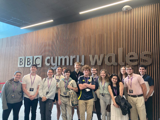 Students visit BBC