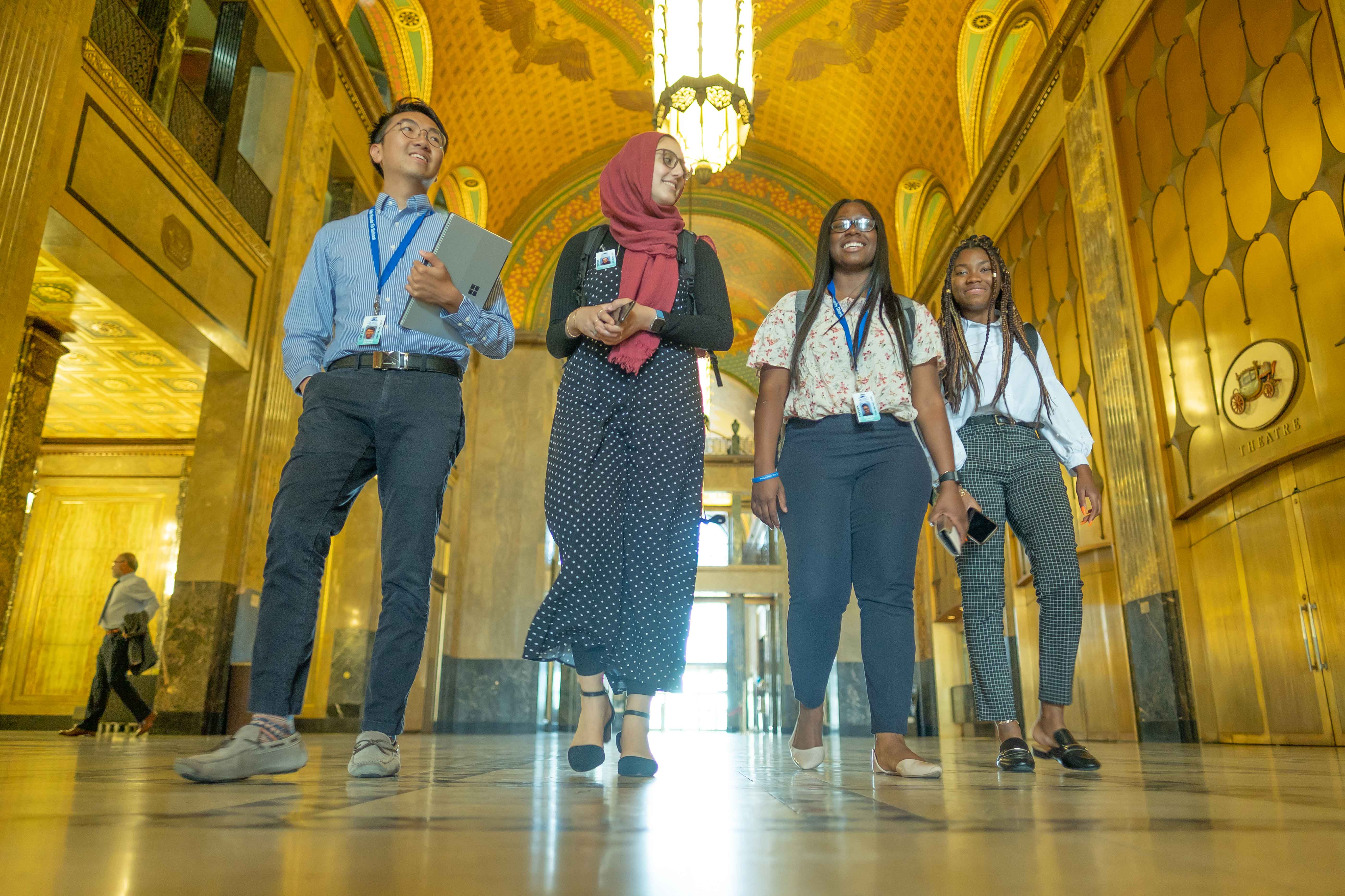 InnovateGov '22 holding an information session for prospective students