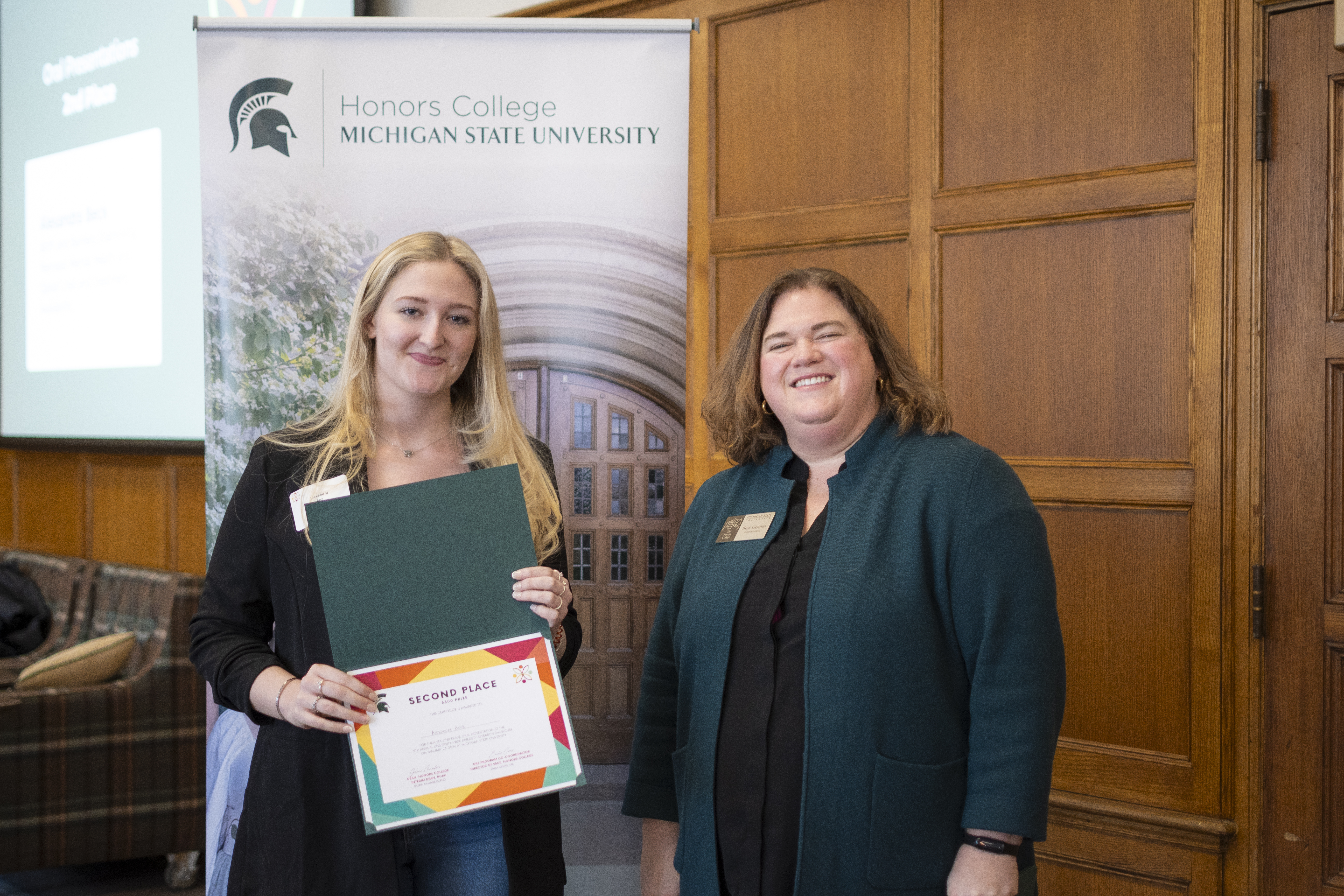 Alexandra Beck awarded second prize in Diversity Research Showcase