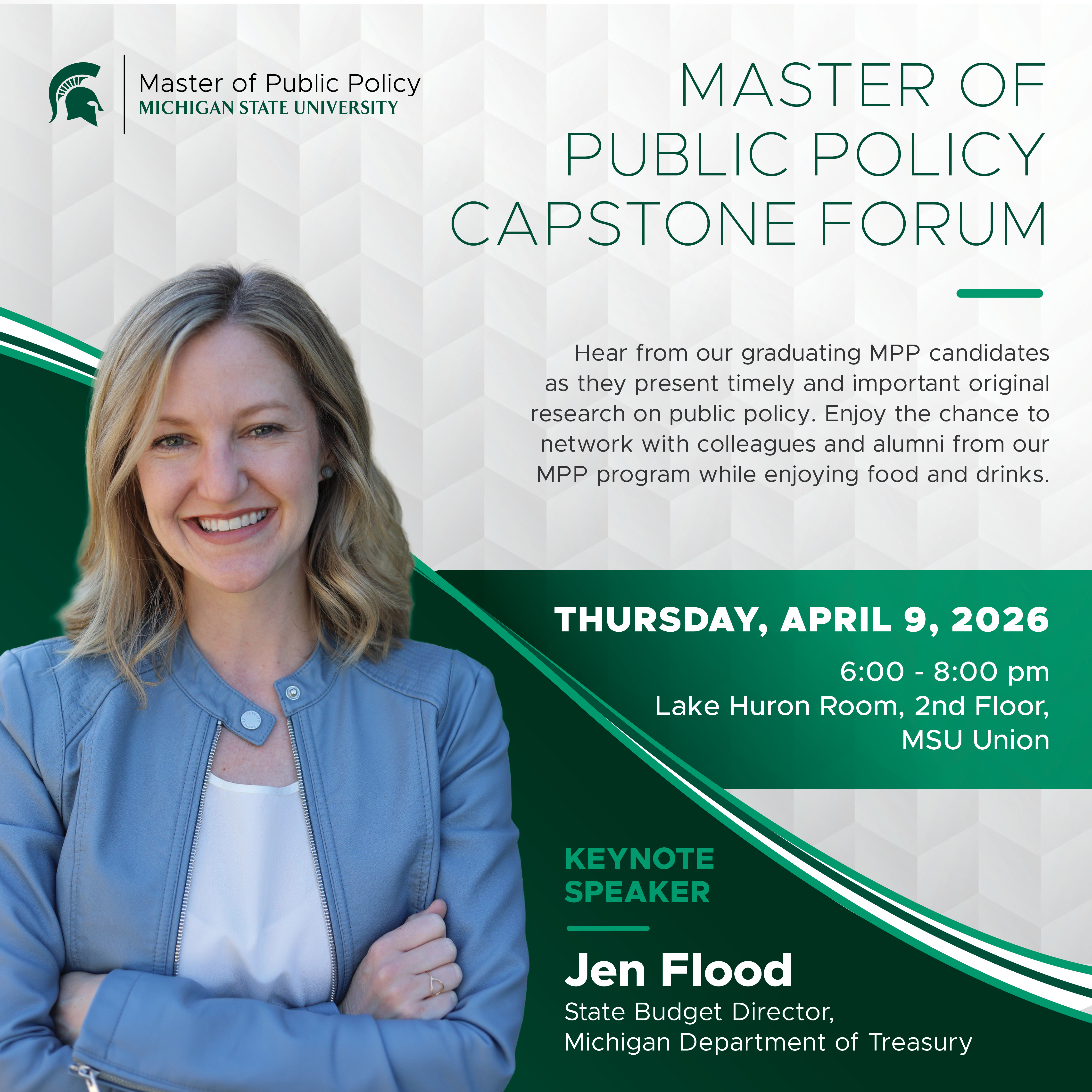 MPP Capstone Forum invitation