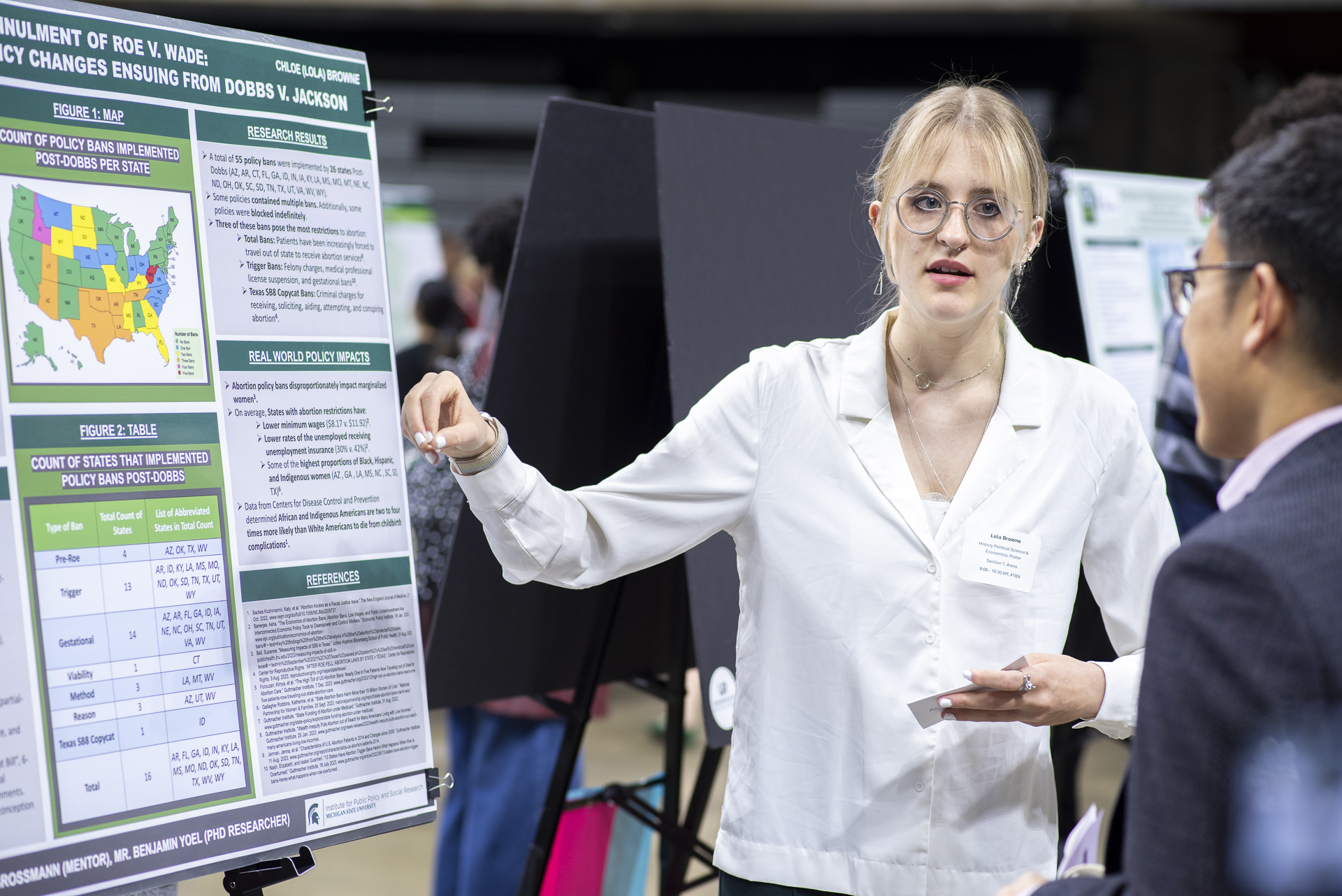 Faculty-Student Research Collaborations make Political Science real for students 