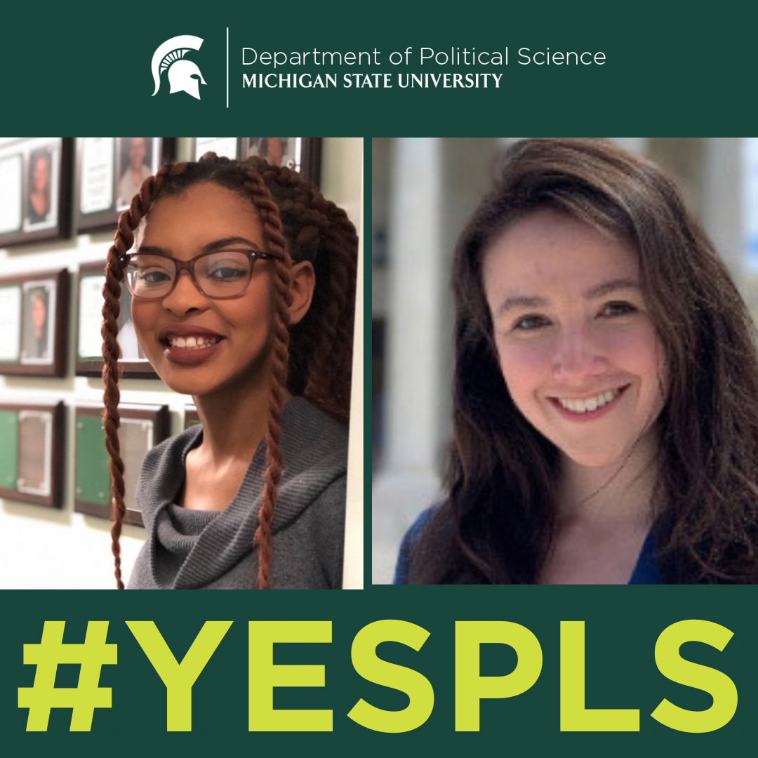 Two MSU PLS students nominated for prestigious graduate school scholarships